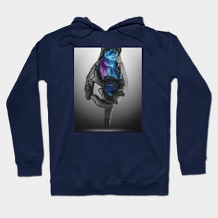 Universe in your hand (background) Hoodie